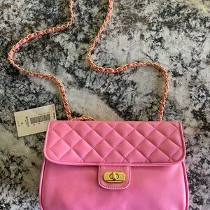 Pink Quilted Women's Bag
